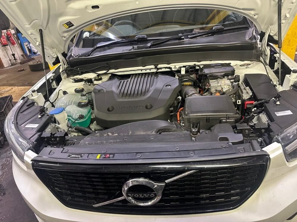 Car maintenance in progress